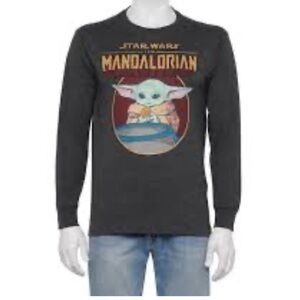 MAD Mandalorian Star Wars Gray Tee